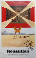 Original Dalí Reiseplakat – 62×98cm (24.4"×38.6")