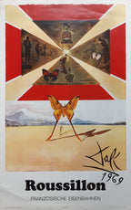 Original Dalí Reiseplakat – 62×98cm (24.4"×38.6")