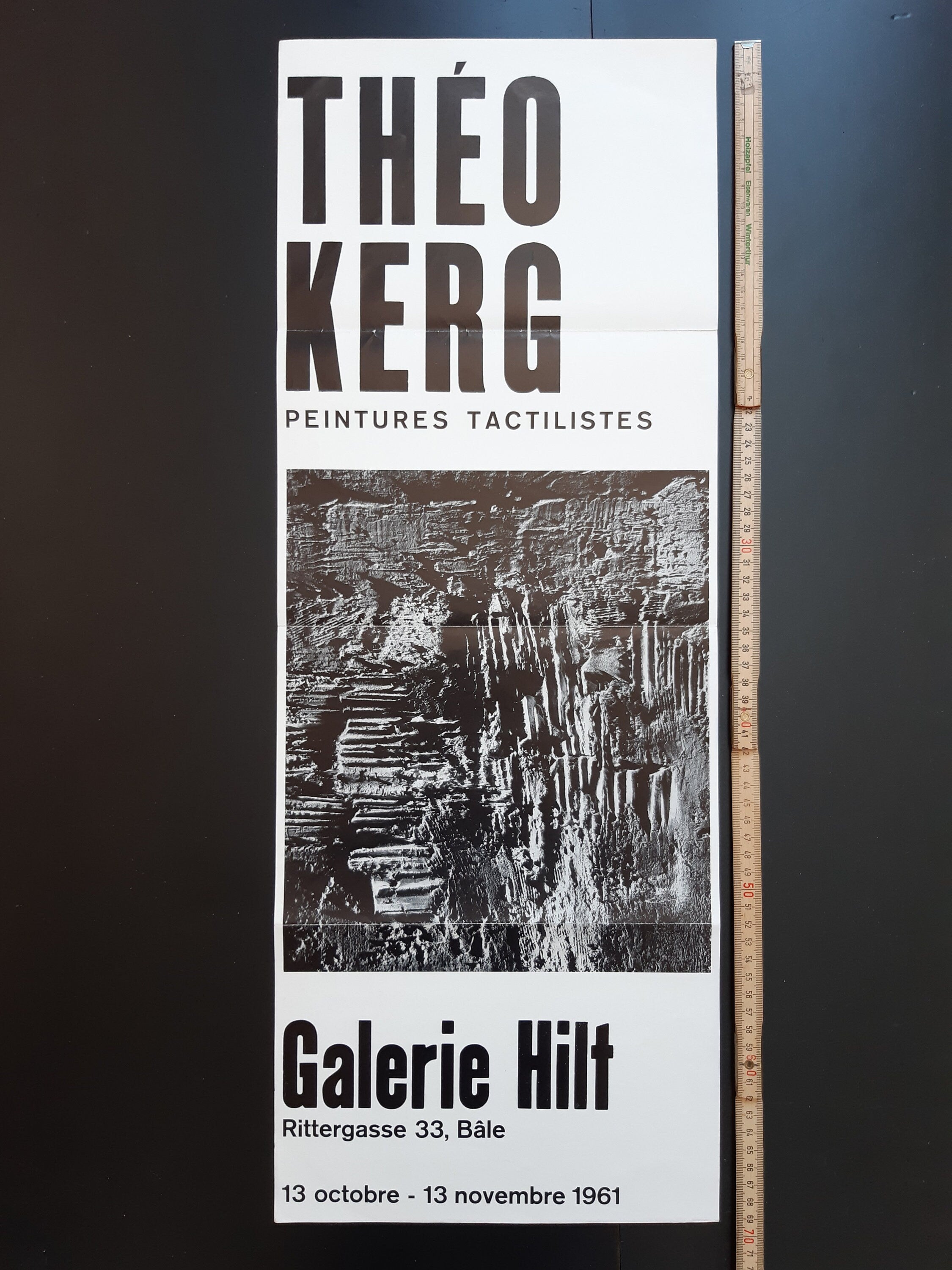 Theo Kerg Original-Kunstposter gefaltet - 26×69,5cm