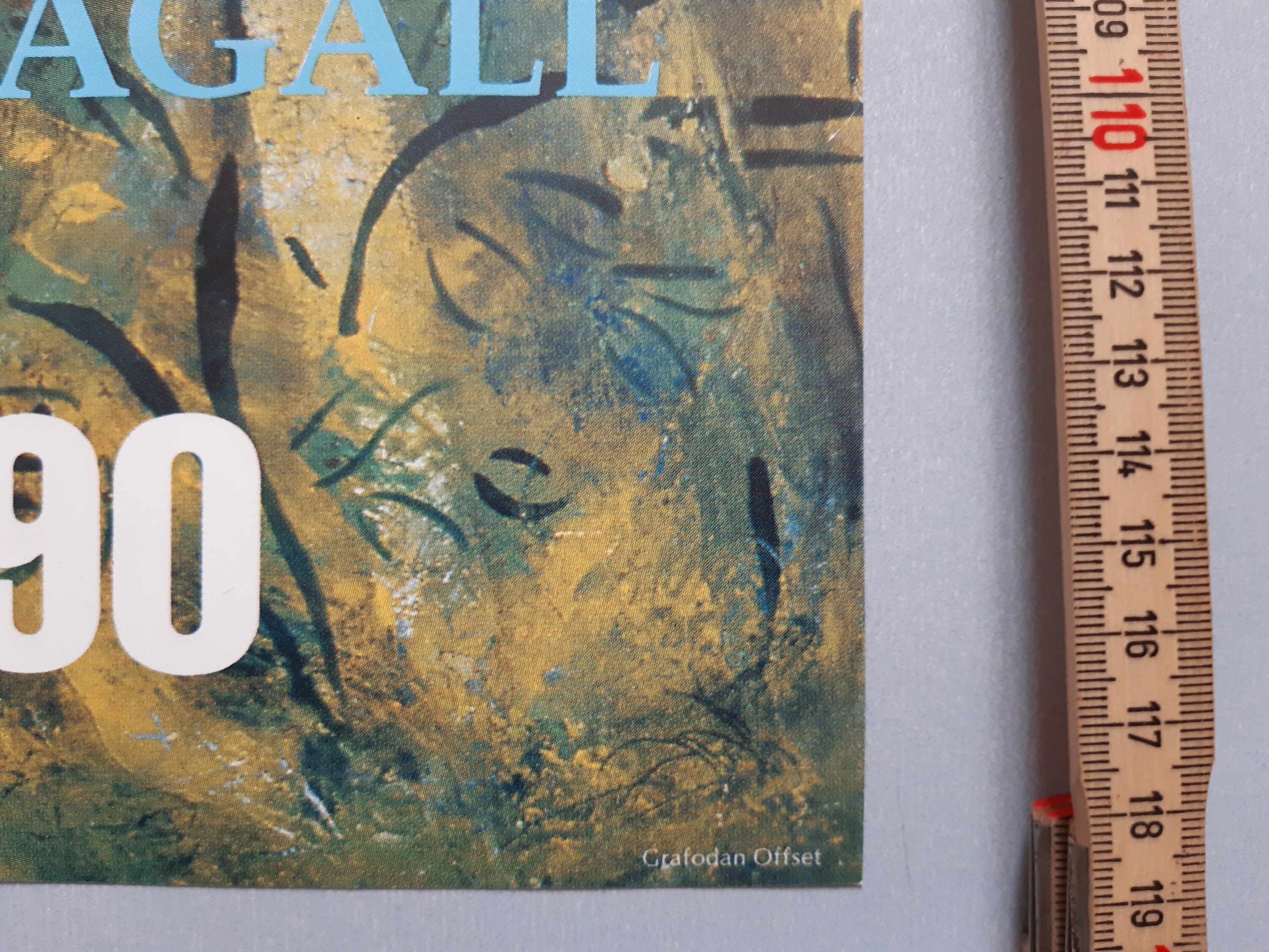 Marc Chagall original art poster - 24.4"×47.0" (62×119.5cm)
