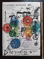 Jean Tinguely art exhibition poster - 17.1"×24.2" (43.5×61.5cm)