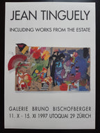 Jean Tinguely art exhibition poster - 19.3"×27.0" (49×68.5cm)