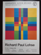 Richard Paul Lohse art exhibition poster - 27.6"×39.4" (70×100cm)