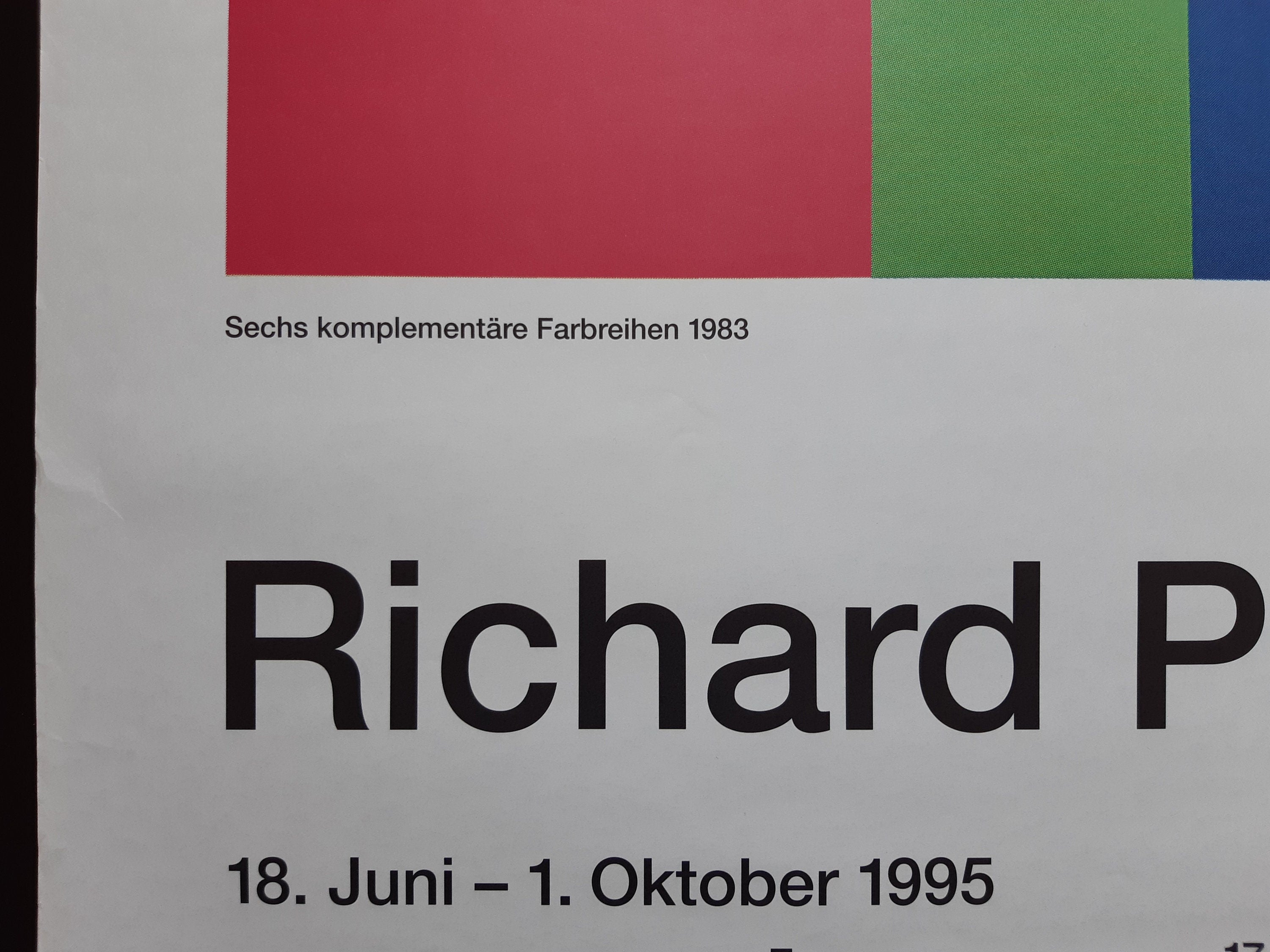 Richard Paul Lohse art exhibition poster - 27.6"×39.4" (70×100cm)