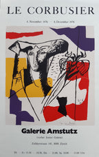 Le Corbusier originales Kunstplakat – 43×67cm