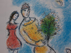 Marc Chagall original art poster - 22.6"×35.8" (57.5×91cm)