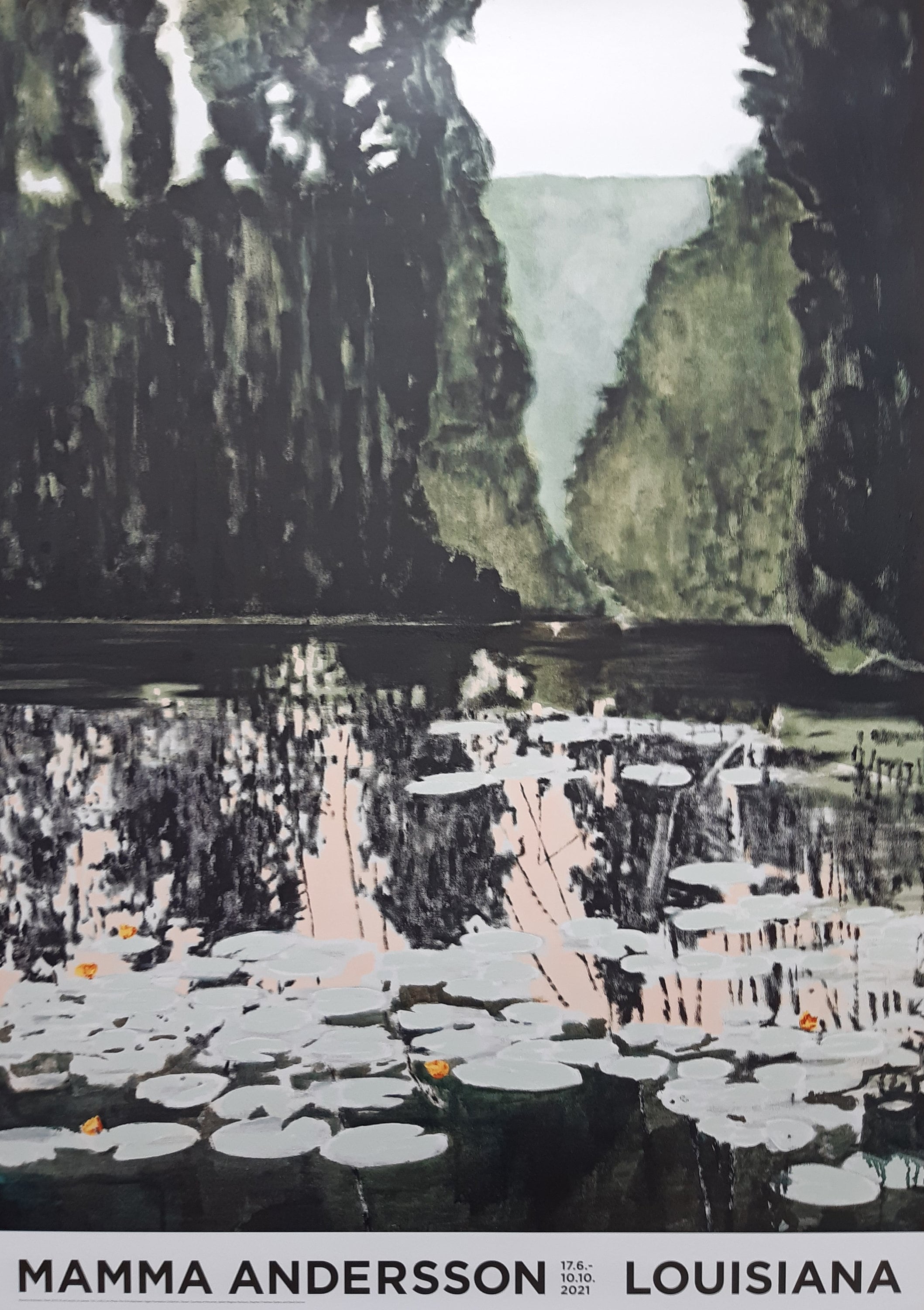 Mamma Andersson großes Kunstausstellungsplakat – 84 × 118,5 cm