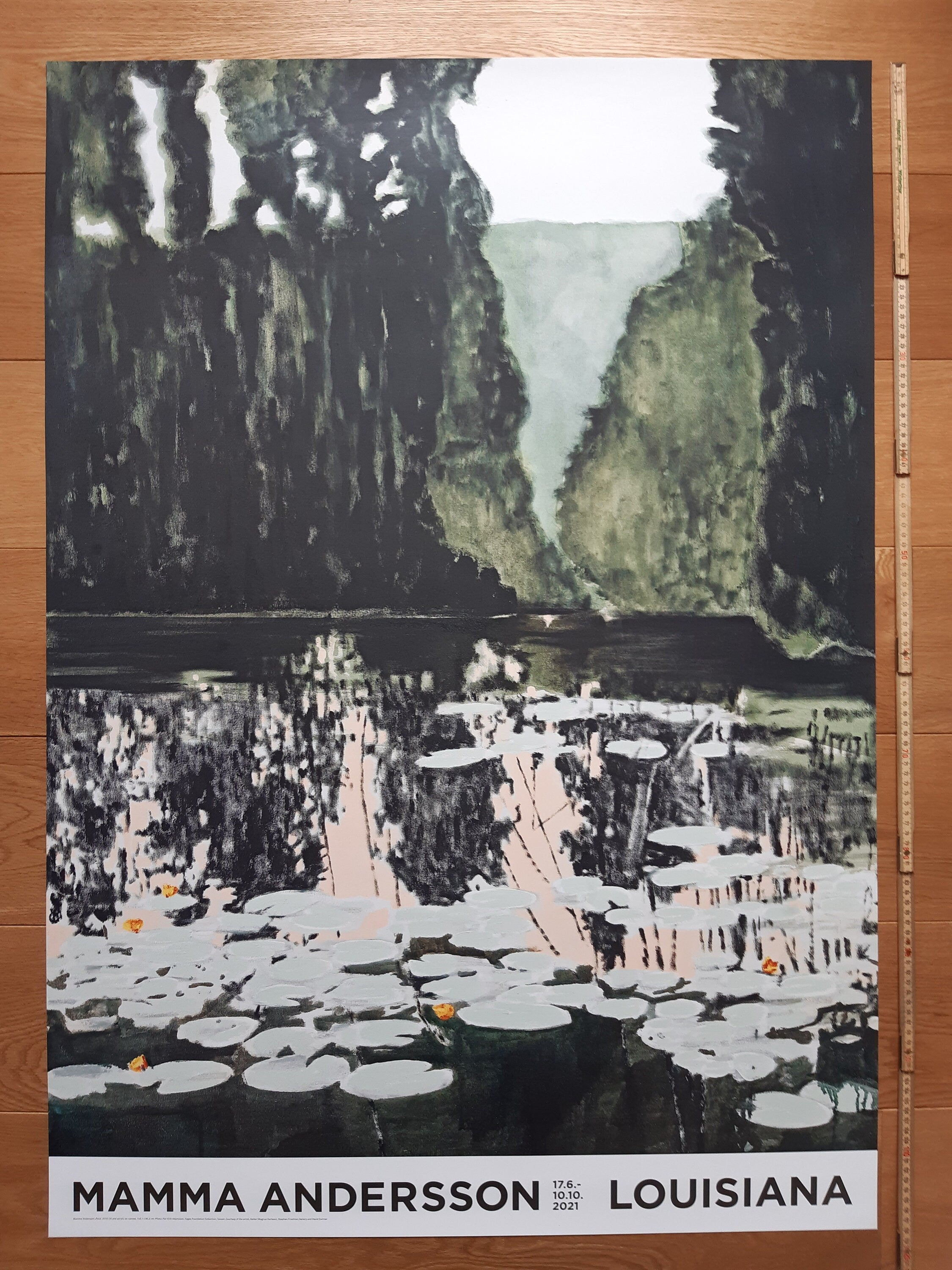 Mamma Andersson großes Kunstausstellungsplakat – 84 × 118,5 cm