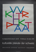 Max Bill Kunstausstellungsplakat gebraucht - 35.4"×50.4" (90×128cm)