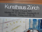 Max Gubler art exhibition poster - 35.4"×50.4" (90×128cm)