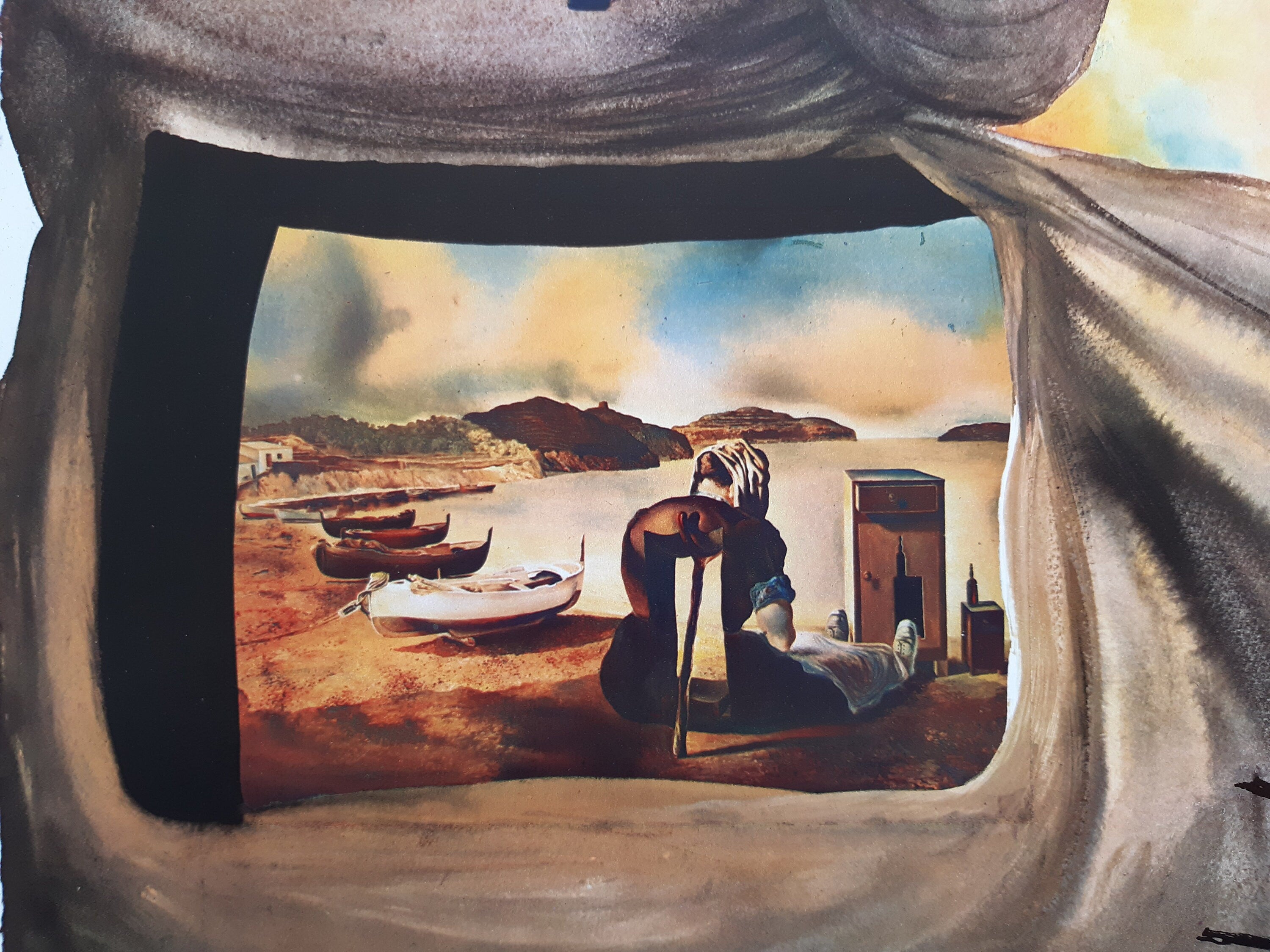 Dalí Original Reiseplakat – 36,5×60 cm
