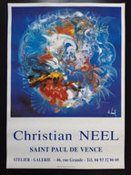 Christian Neel art exhibition poster - 19.7"×27.6" (50×70cm)