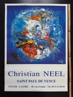 Christian Neel art exhibition poster - 19.7"×27.6" (50×70cm)