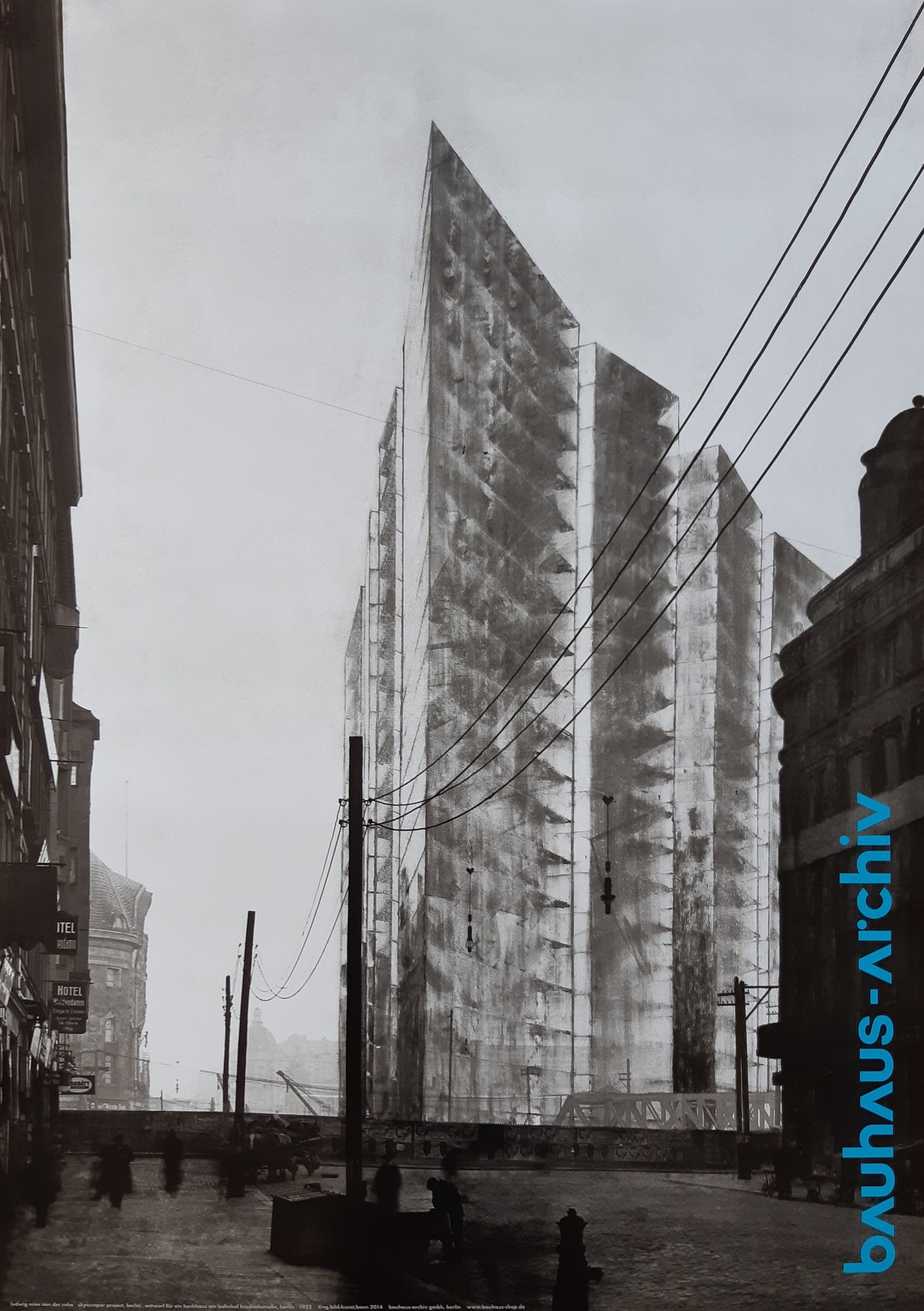 Ludwig Mies van der Rohe Architekturplakat - 59,5×84cm (23.4"×33.1")