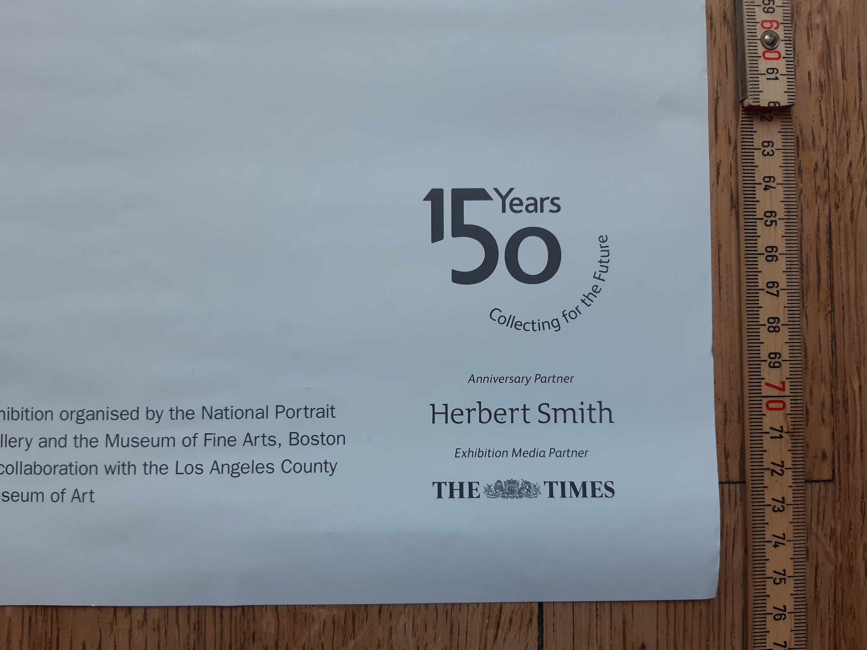 David Hockney original art poster - 20.1"×29.7" (51×75.5cm)