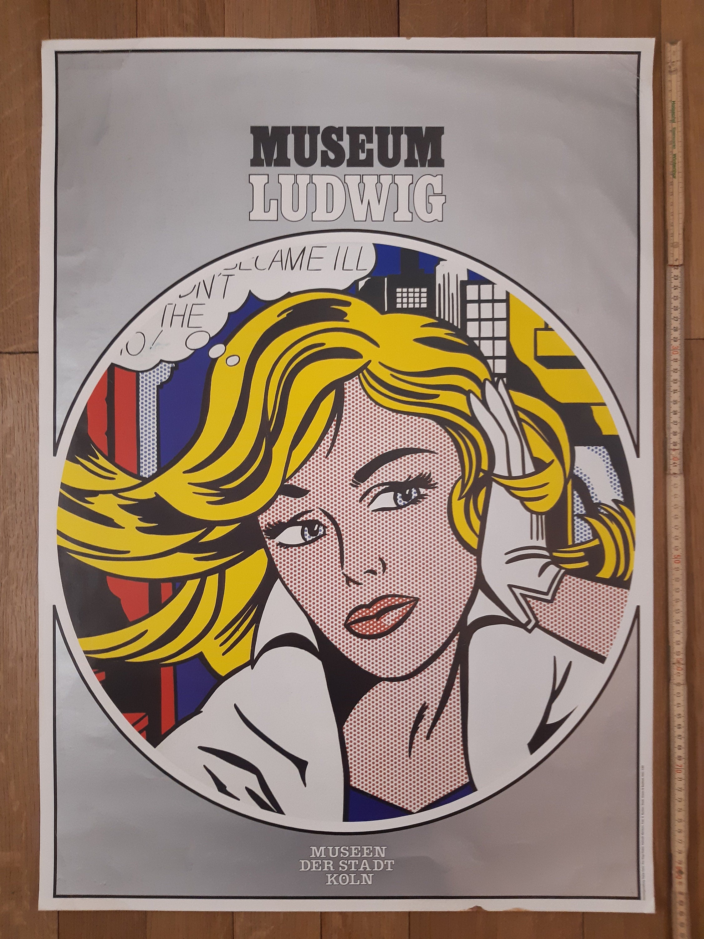 Roy Lichtenstein Original-Kunstposter – 59×84 cm