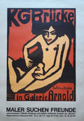 E. L. Kirchner vintage art poster - 23.2"×32.7" (59×83cm)