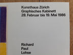 Richard Paul Lohse art exhibition poster - 27.6"×19.7" (70×50cm)