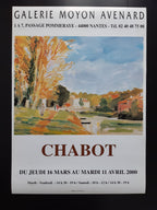 Henk Chabot Kunstausstellungsposter – 49,8 × 69,5 cm
