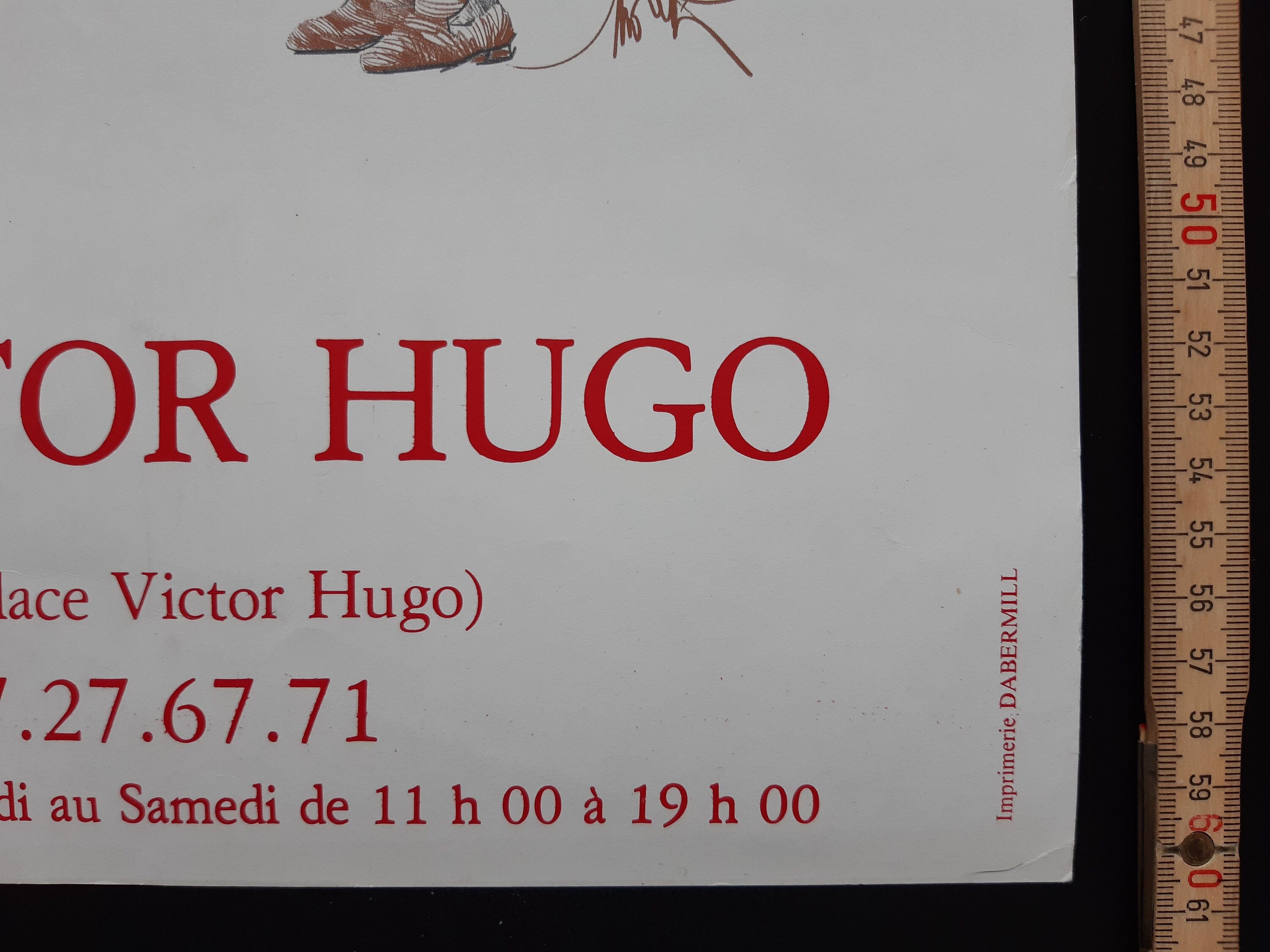 Raymond Moretti Kunstausstellung Plakat - 15.7"×24.0" (40×61cm)