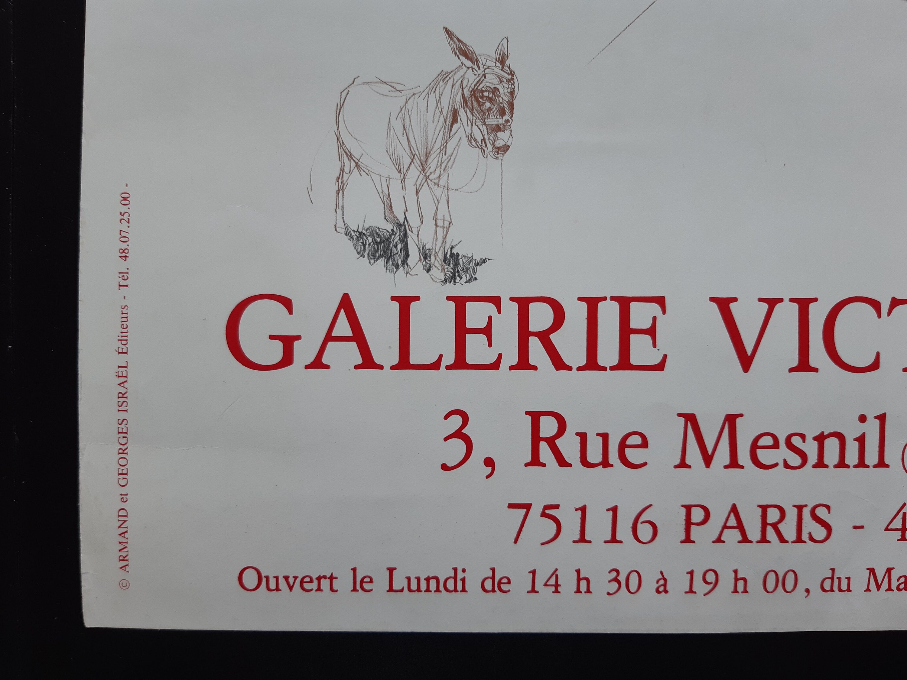 Raymond Moretti Kunstausstellung Plakat - 15.7"×24.0" (40×61cm)