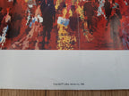 Leroy Neiman original art poster folded - 29.5"×25.2" (75×64cm)