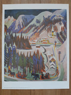 E. L. Kirchner vintage art print - 22.6"×28.5" (57.5×72.5cm)