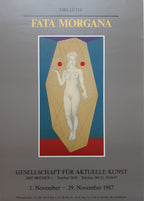 Urs Lüthi original art exhibition poster - 16.5"×23.2" (42×59cm)