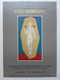 Urs Lüthi original art exhibition poster - 16.5"×23.2" (42×59cm)