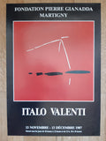 Italo Valenti Originalkunstausstellungsplakat – 19.1"×26.0" (48.5×66cm)