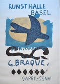 Georges Braque original art exhibition poster - 35.8"×50.0" (91×127cm)