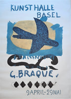 Georges Braque original art exhibition poster - 35.8"×50.0" (91×127cm)