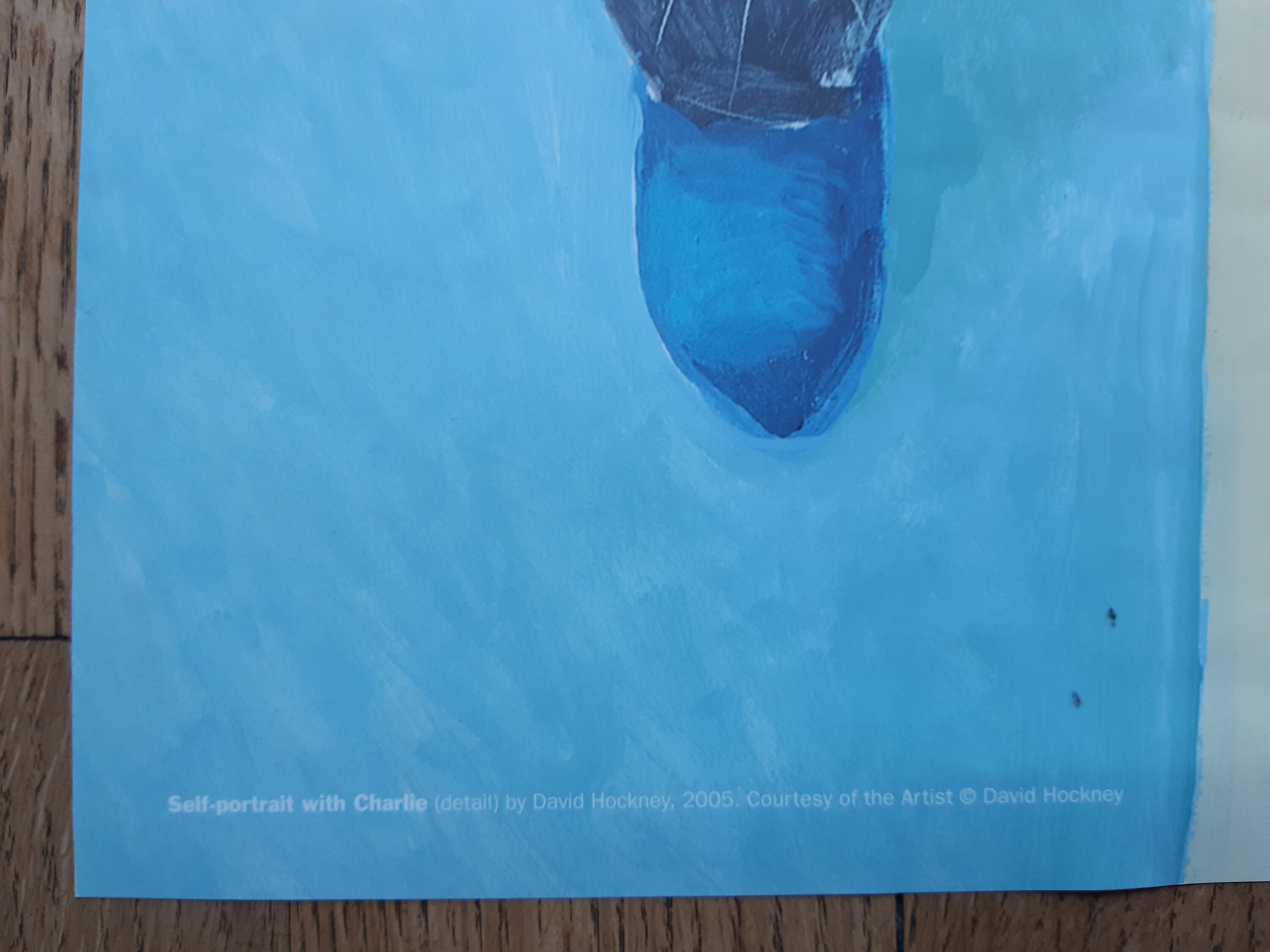 David Hockney original art poster - 20.1"×29.7" (51×75.5cm)