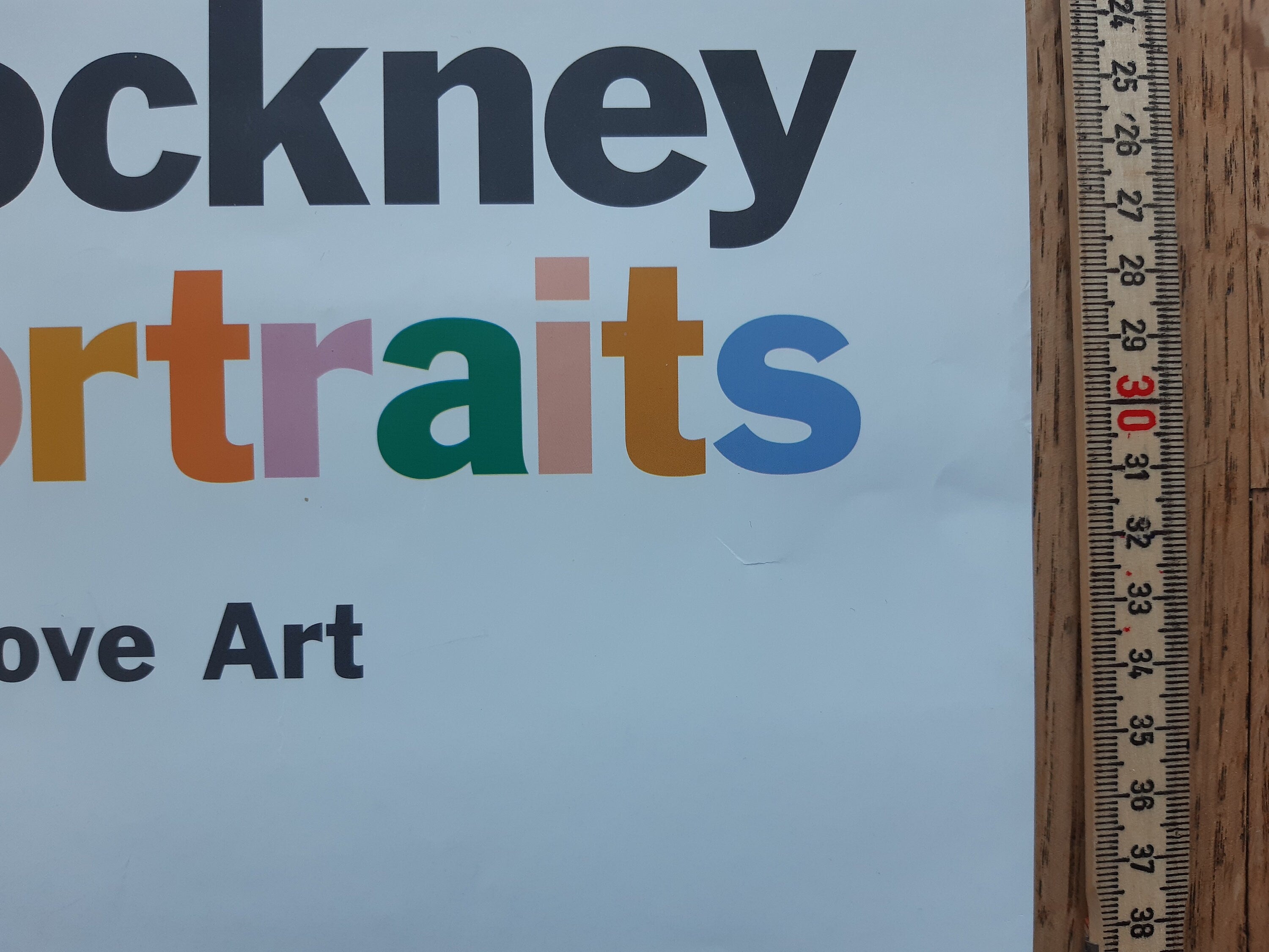 David Hockney original art poster - 20.1"×29.7" (51×75.5cm)