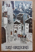 Swiss vintage travel poster Grison - 25.2"×40.2" (64×102cm)