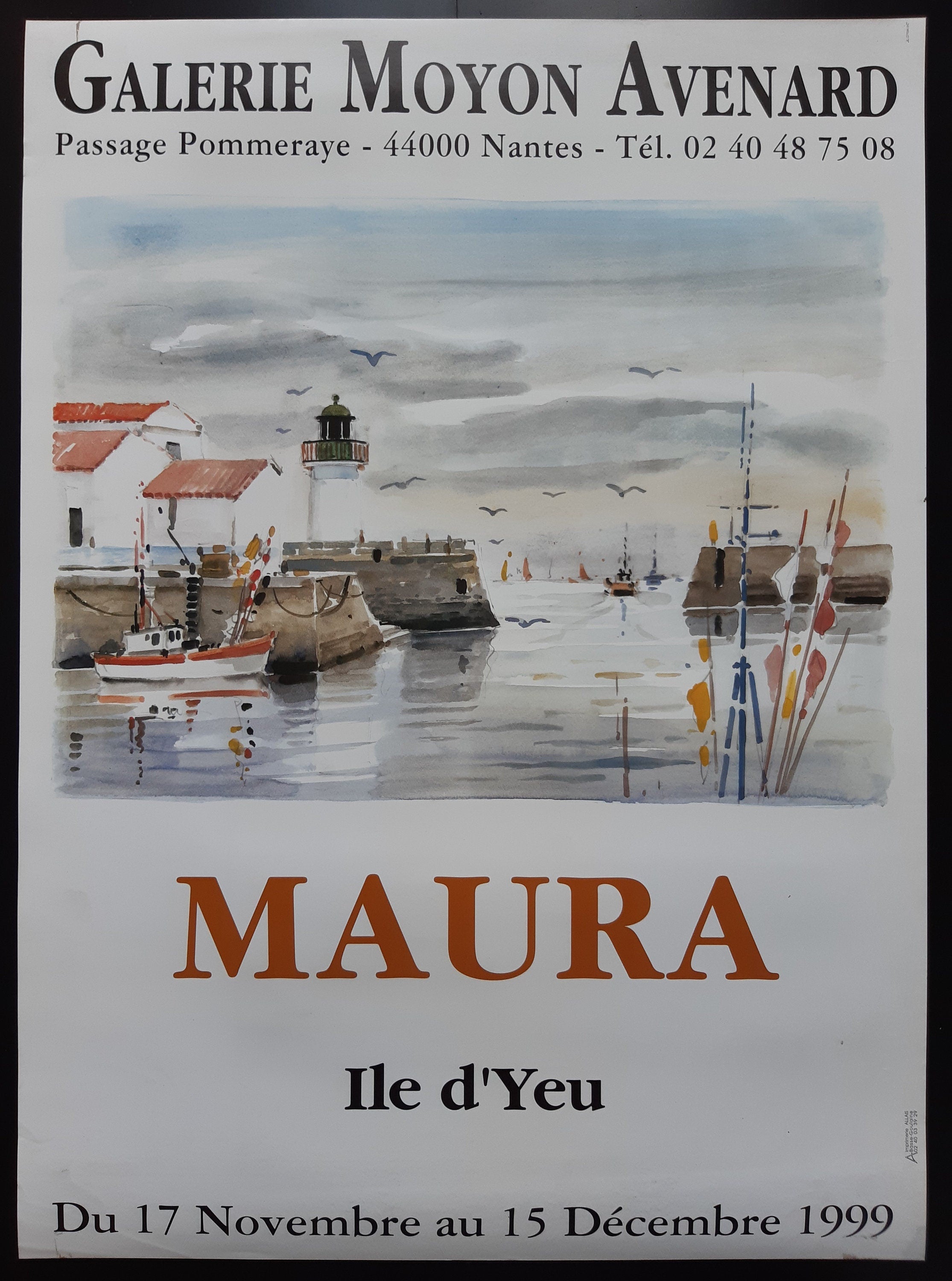 Maura Kunstausstellung Plakat – 19.5"×27.0" (49.5×68.5cm)