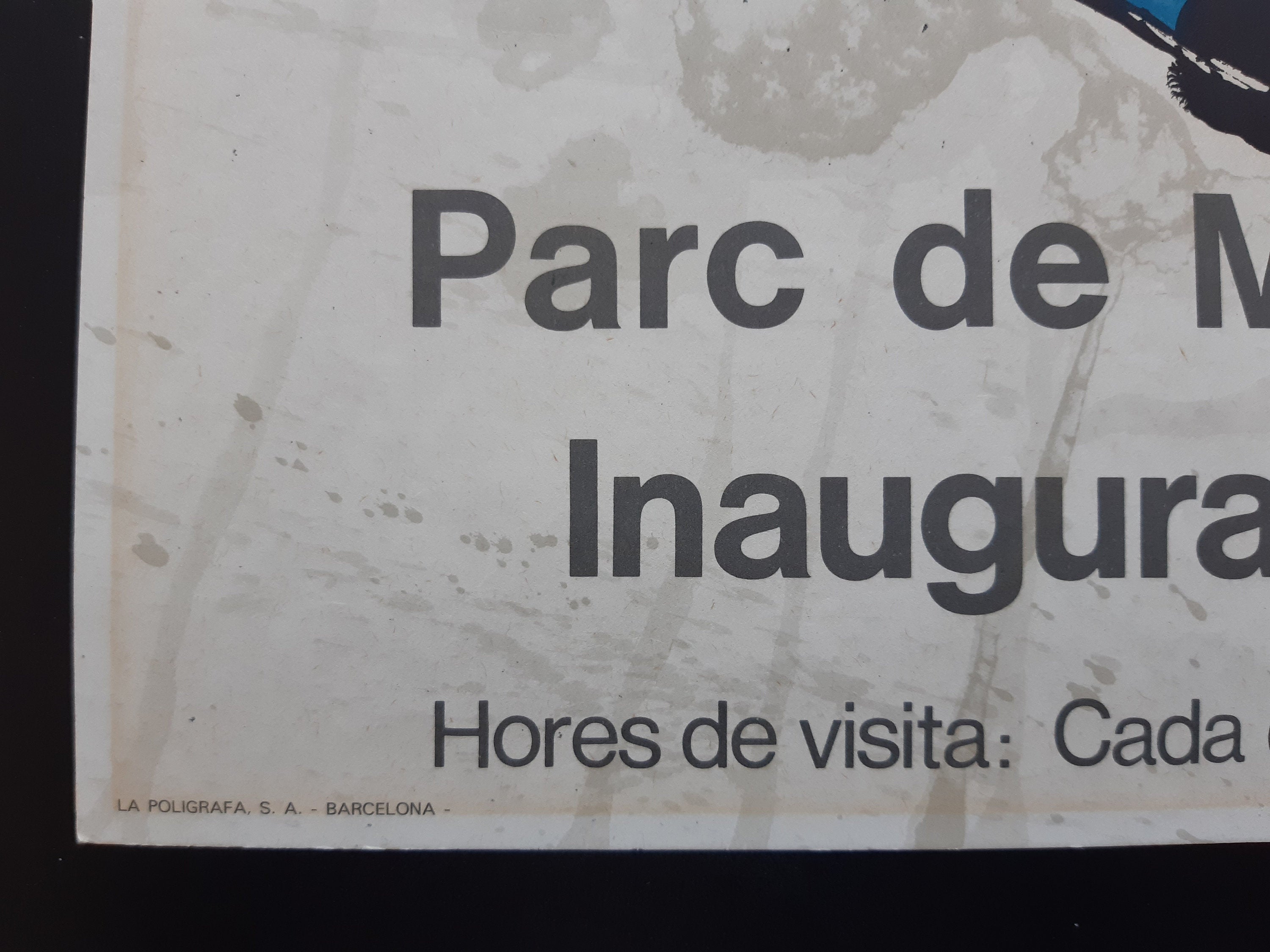 Miro originales Kunstausstellungsplakat – 50×70 cm