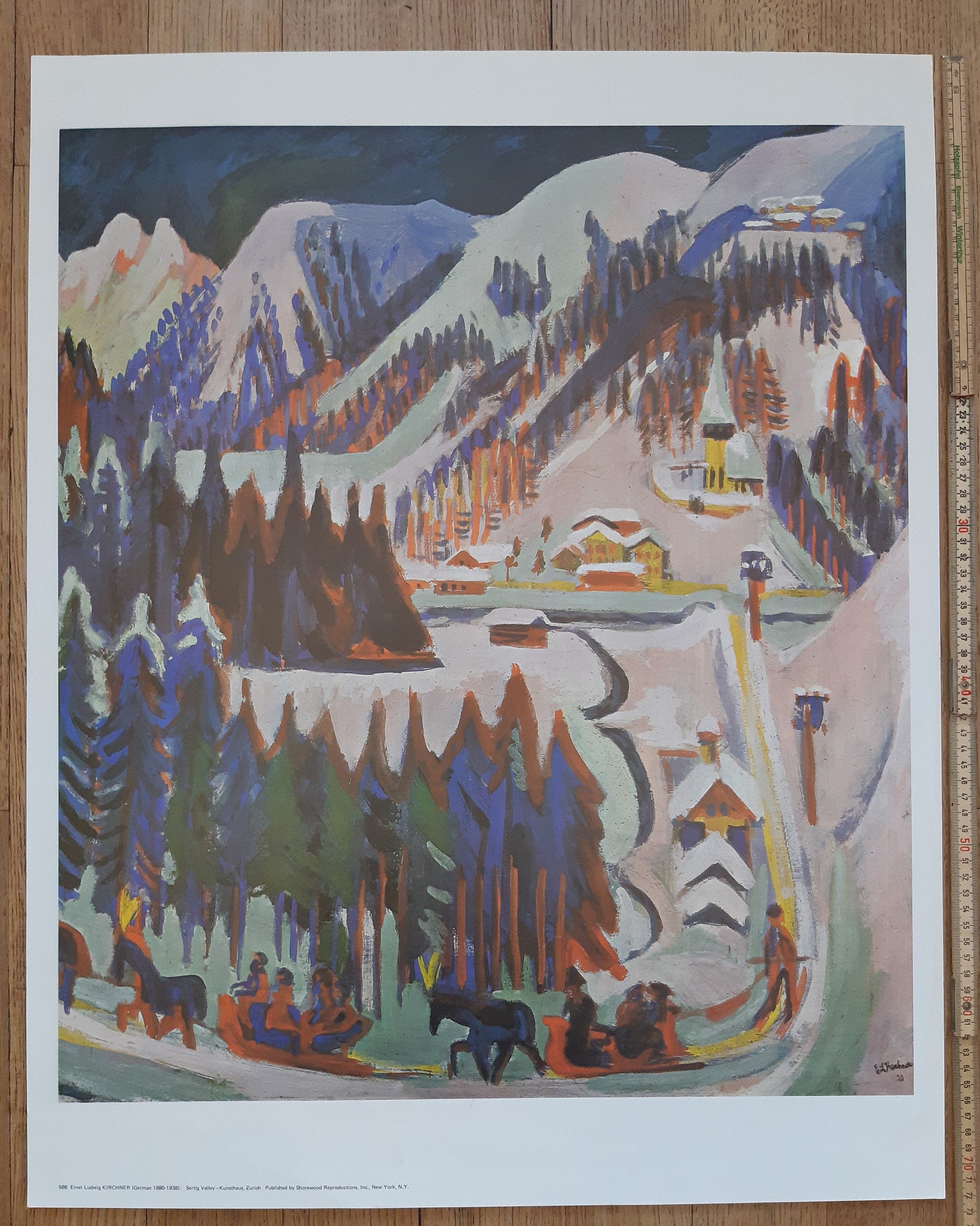 E. L. Kirchner vintage art print - 22.6"×28.5" (57.5×72.5cm)