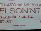 Swiss vintage culture music poster Glarus - 19.7"×27.2" (50×69cm)