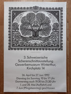 Papercut Original-Kunstausstellungsposter – 70×100 cm
