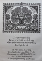 Papercut Original-Kunstausstellungsposter – 70×100 cm