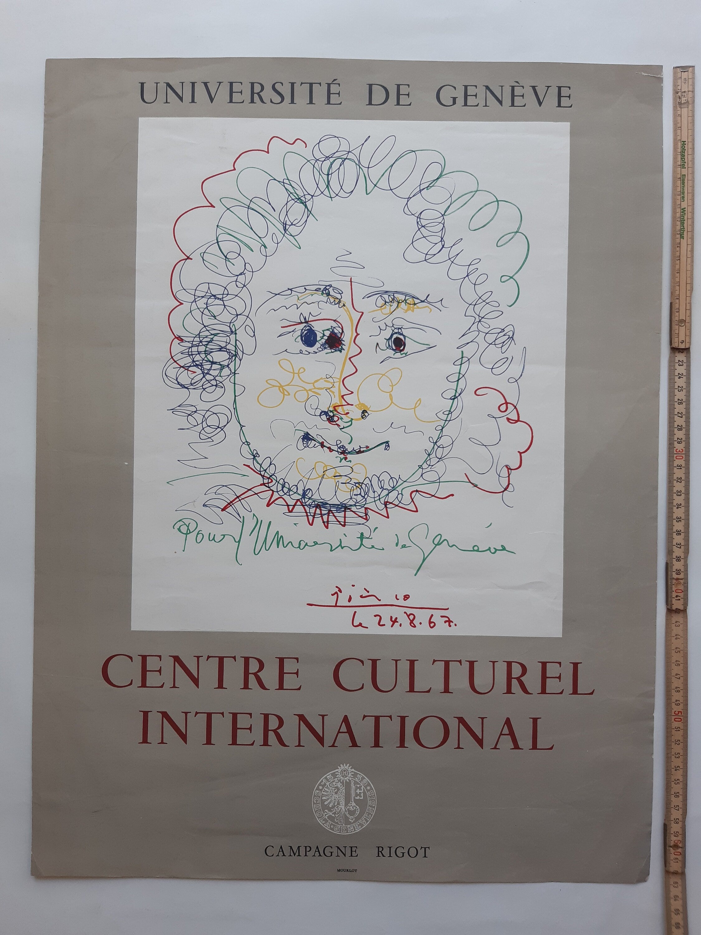 Picasso Original-Kunstposter - 46×63cm