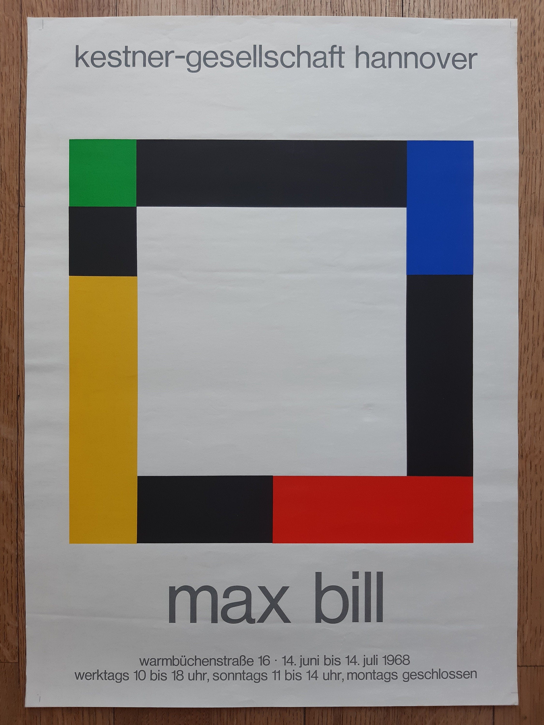 Max Bill Originalplakat – 44×61,5 cm