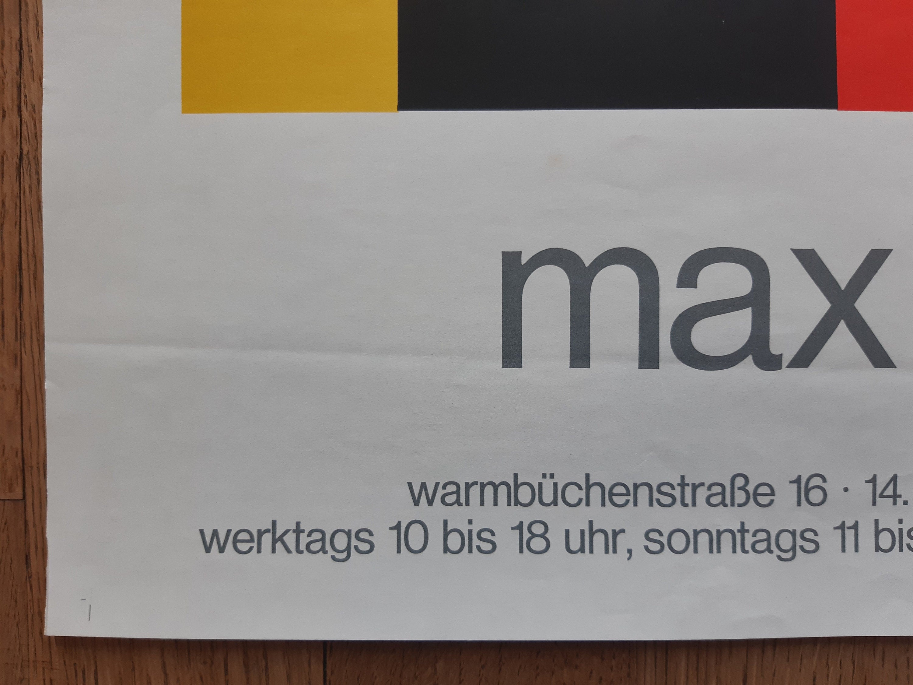 Max Bill Originalplakat – 44×61,5 cm