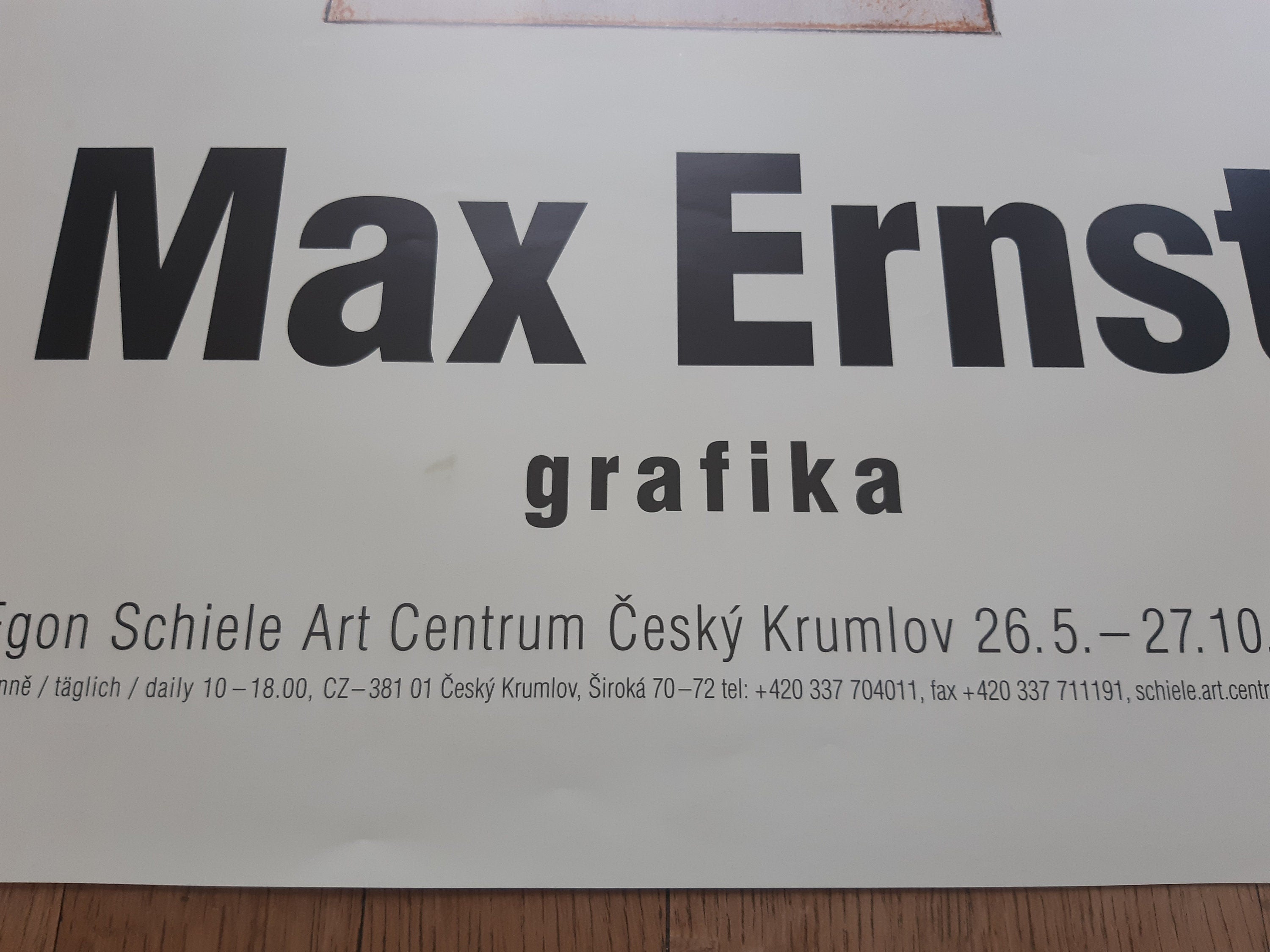 Max Ernst originales Kunstplakat – 59,4×84 cm
