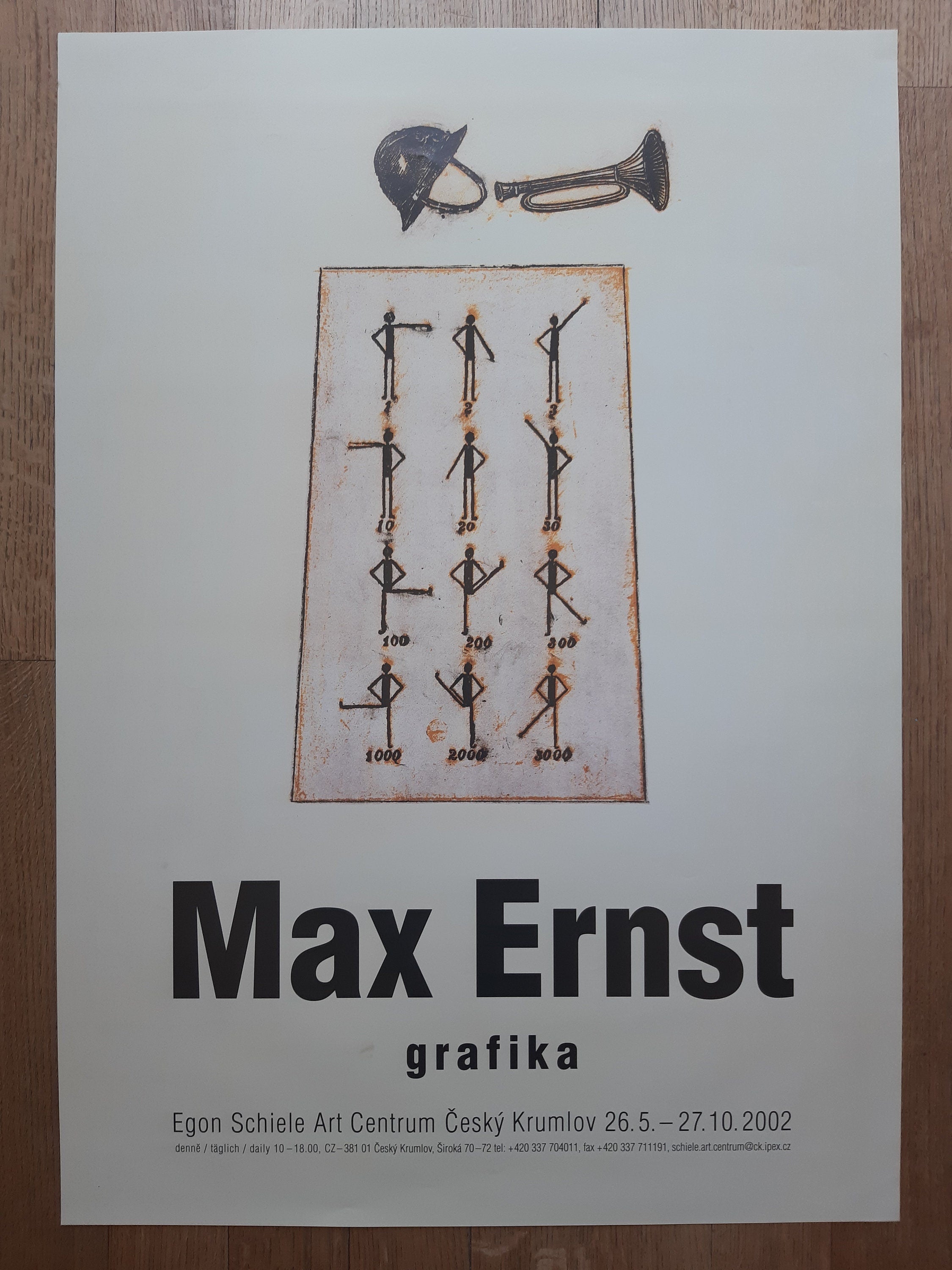 Max Ernst originales Kunstplakat – 59,4×84 cm