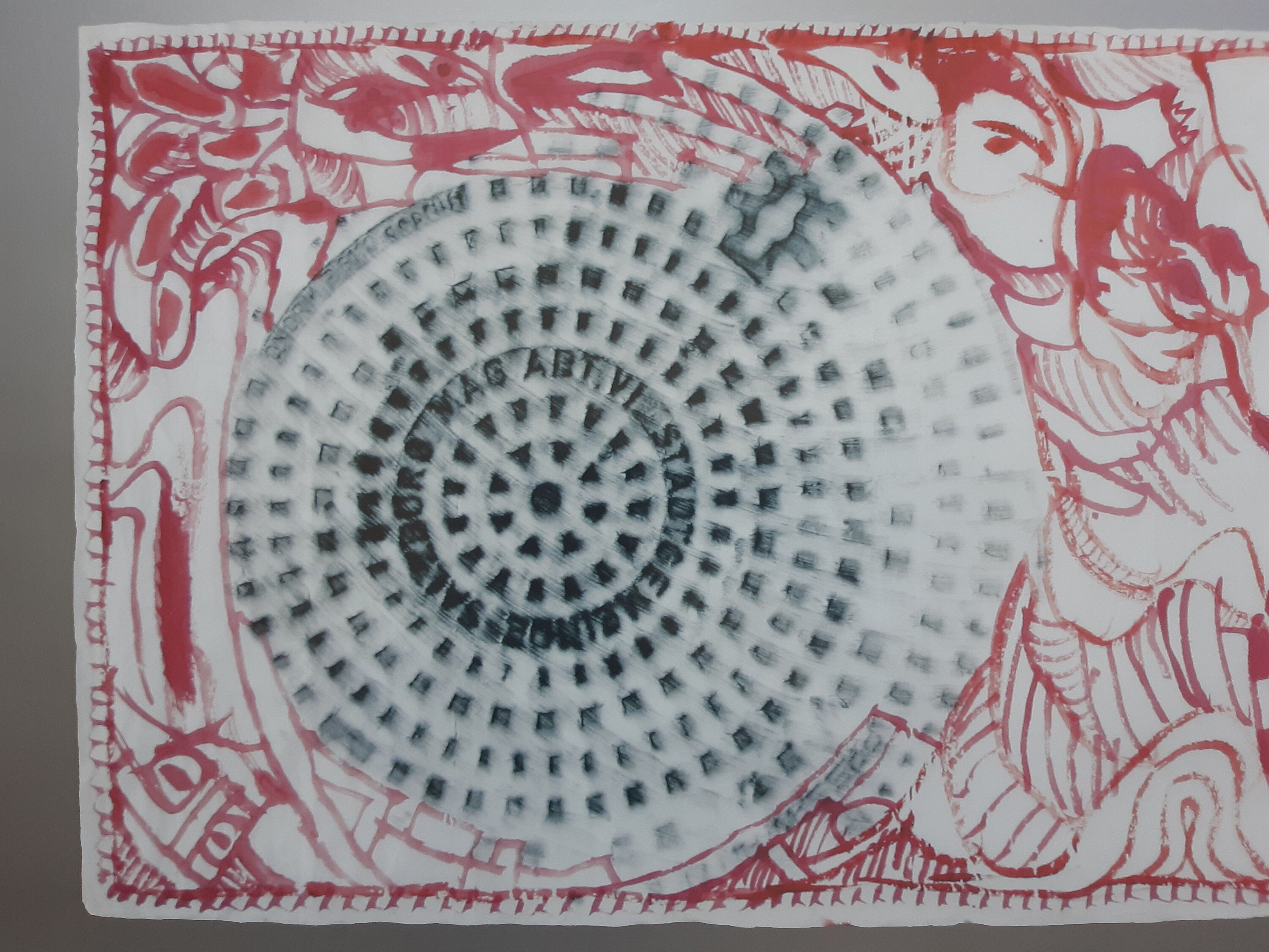 Pierre Alechinsky Original-Kunstplakat – 54×73 cm (21,3"×28,7")