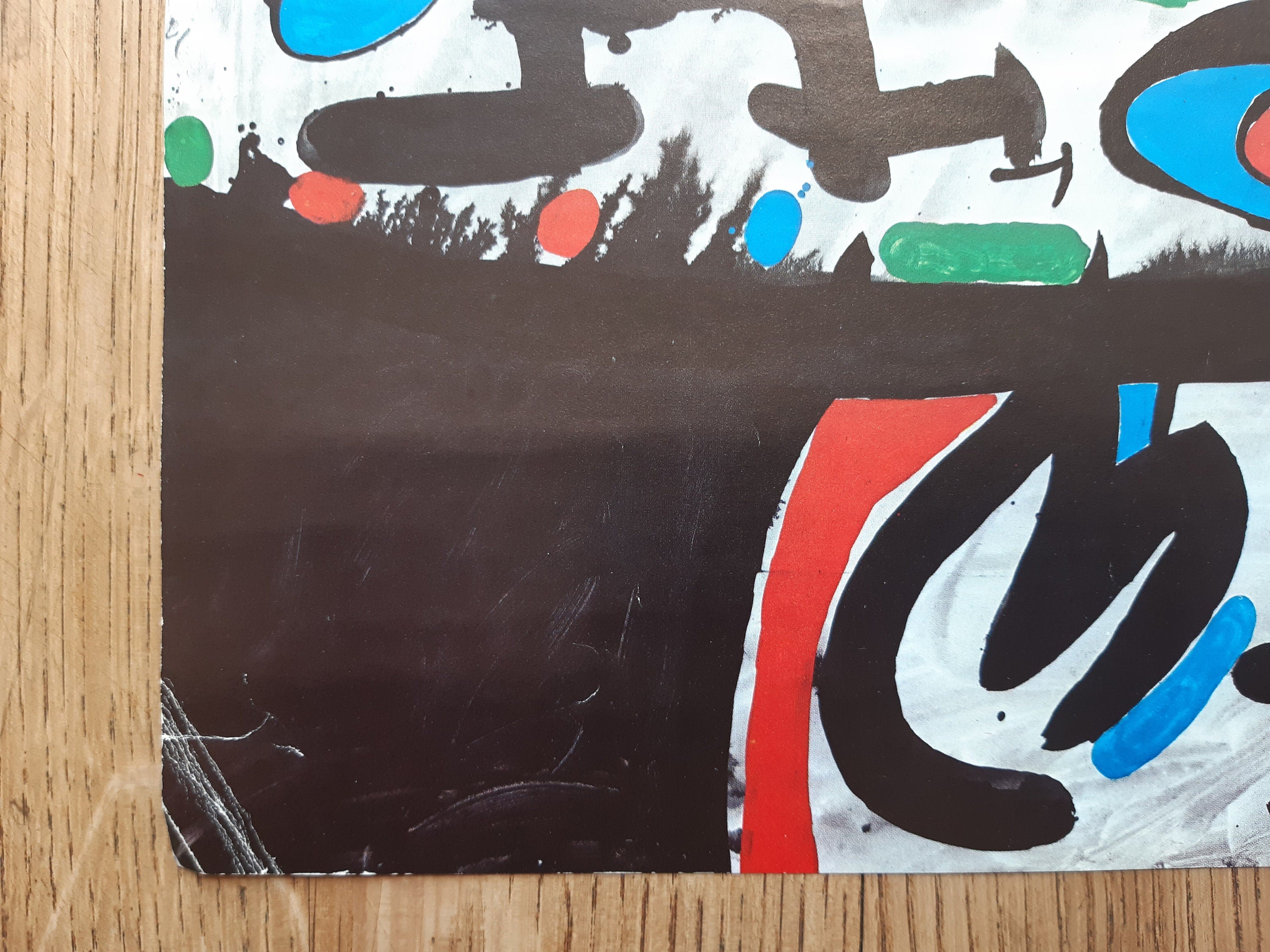 Miro Original-Kunstausstellung Mini-Poster – 27,7×41 cm