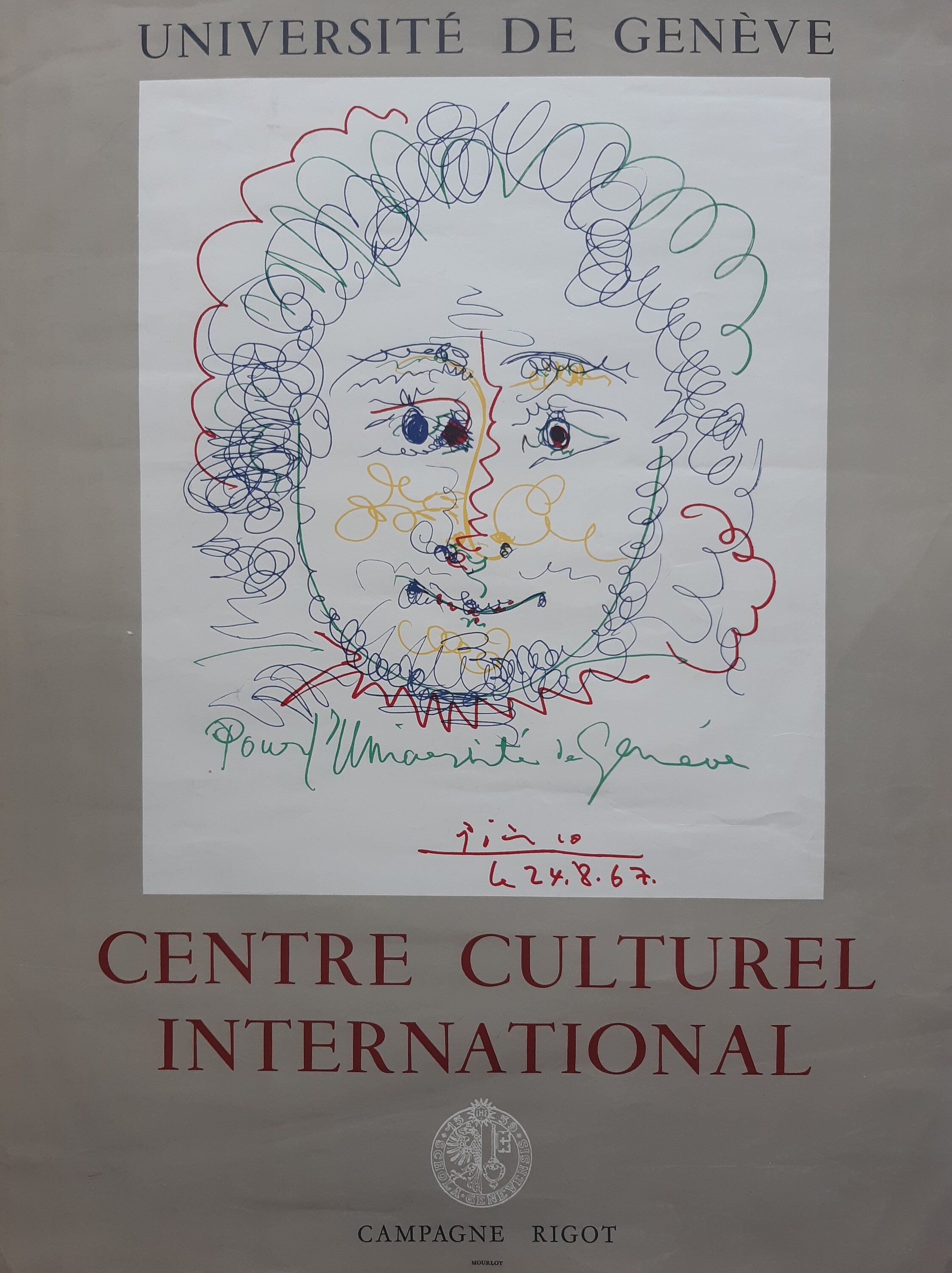 Picasso Original-Kunstposter - 46×63cm