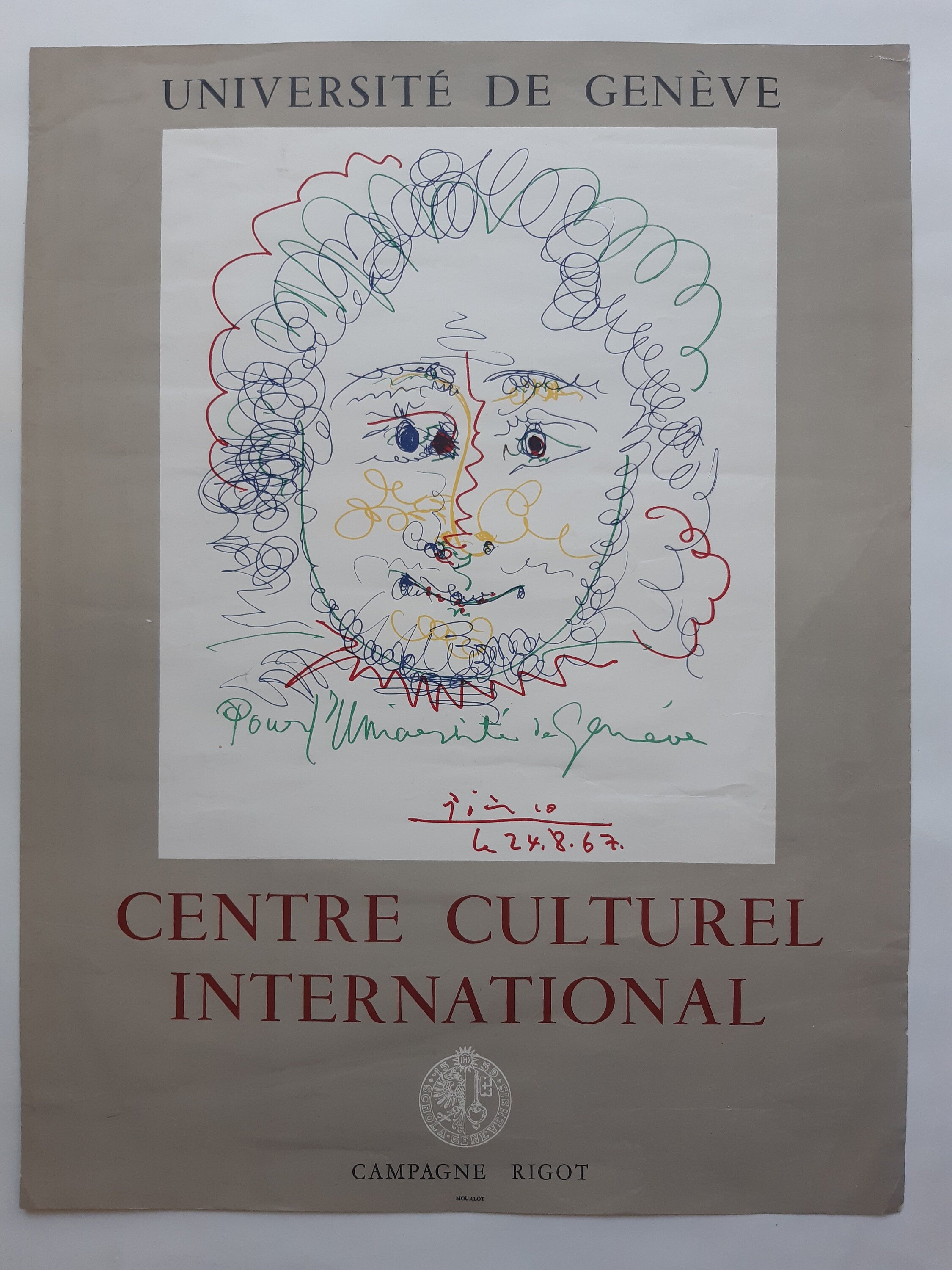 Picasso Original-Kunstposter - 46×63cm